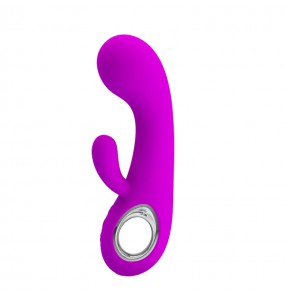 PRETTY LOVE - Triple Shock Vibrator Wand Masturbator (Chargeable - Purple)